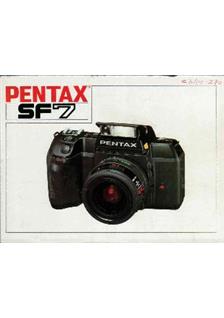 Pentax SF 7 manual. Camera Instructions.